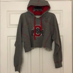 Cropped Ohio State hoodie